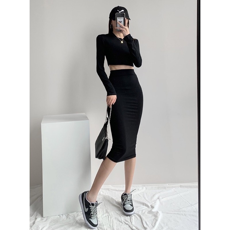 Set áo váy thể thao Ulzzang(sẵn)