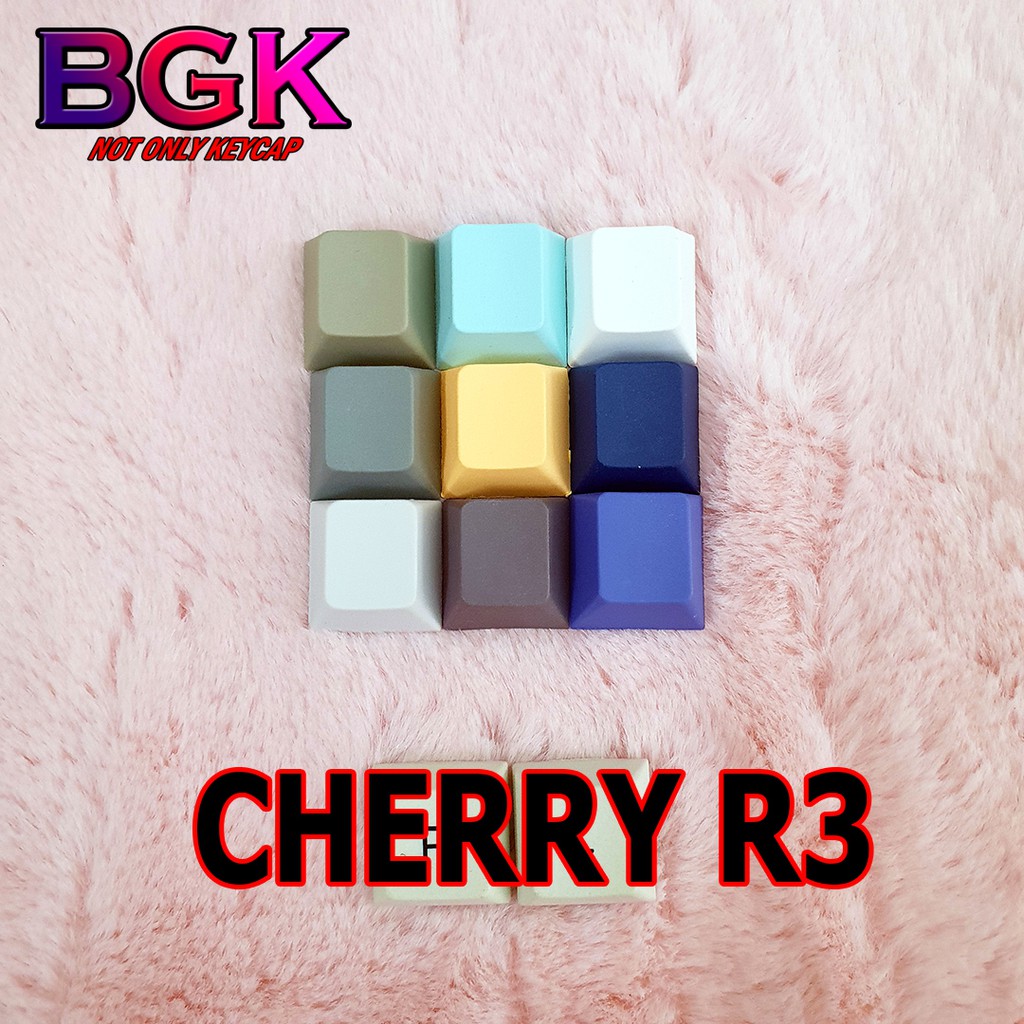 Keycap Lẻ 1U CHERRY Profile Blank trống Chất liệu PBT nhiều màu