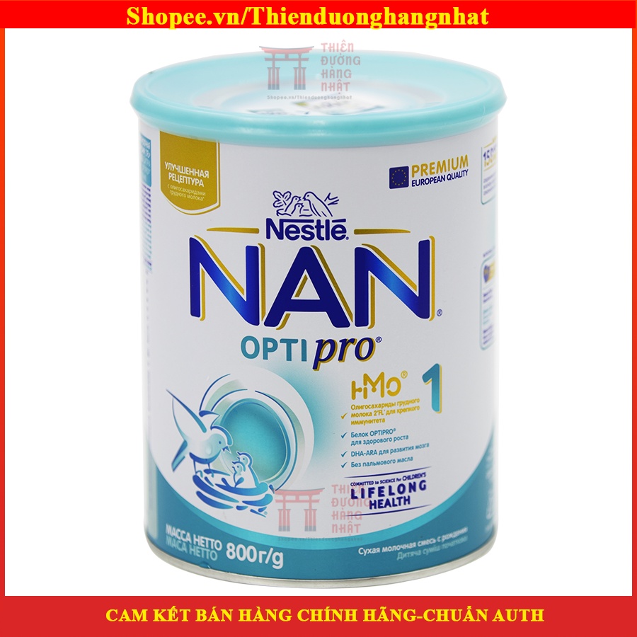 Sữa Nan Nga, sữa bột công thức Nan Optipro cho trẻ 800g [12/2022]