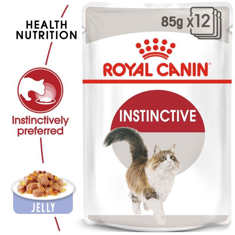 PATE cho mèo Thức ăn dạng ướt cho mèo trưởng thành- Royal Canin Instinctive JELLY gravy, LOAF