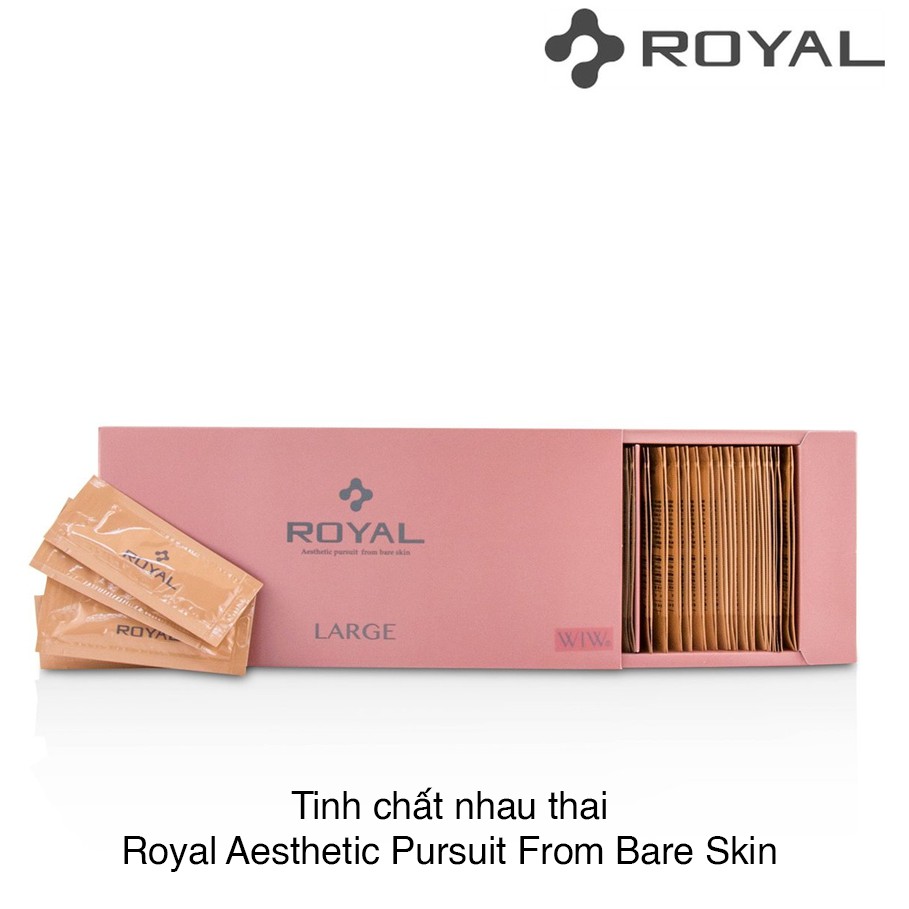 Tinh Chất Nhau Thai Cuống Rốn Large Royal Placenta Aesthetic Pursuit From Bare Skin Nhật Bản