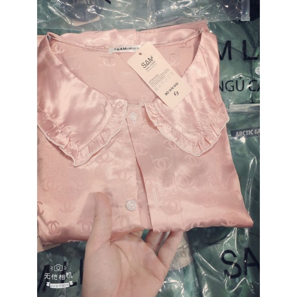 Bộ lụa SATIN BÈO tay dài quần dài mềm mướt ảnh thật sàn | BigBuy360 - bigbuy360.vn