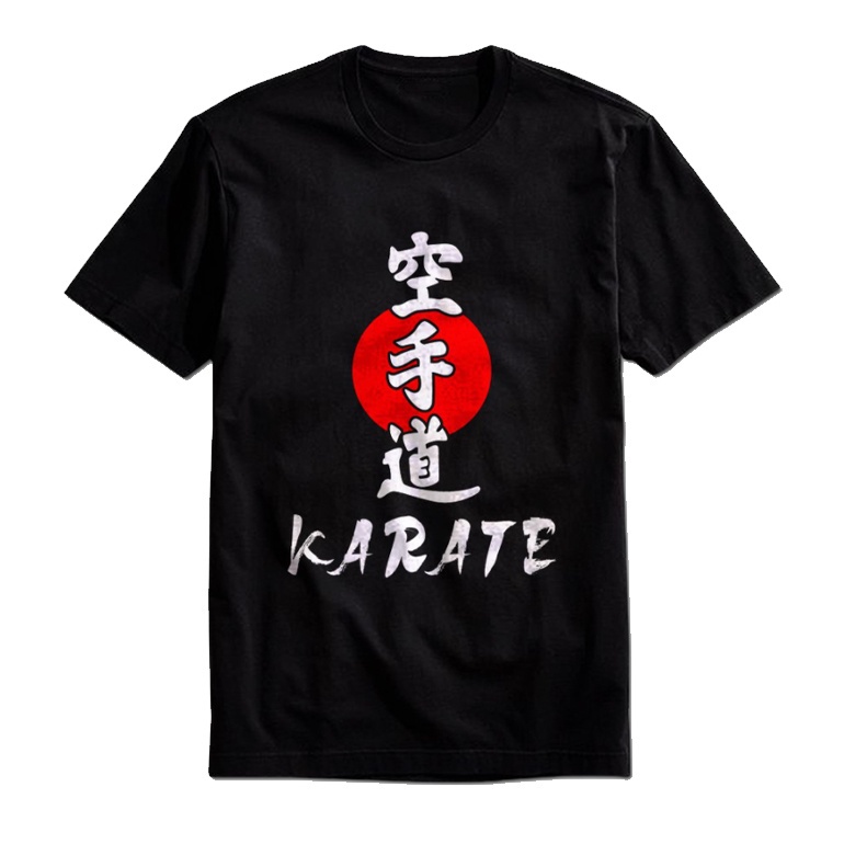 Áo thun  "karate Japanese"     Unisex  Japanese Kanji  hình mới mẫu mới