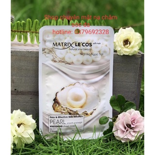 Mặt nạ dưỡng trắng da Ngoc trai Matrix le'cos