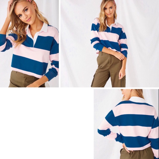 Áo thun có cổ tay dài f21 vnxk