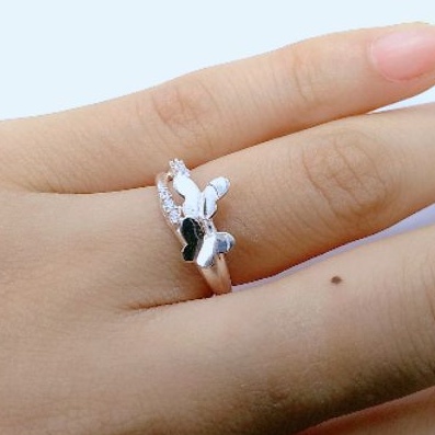 Nhẫn bạc Nhẫn bướm xinh bạc ta_ Van jw