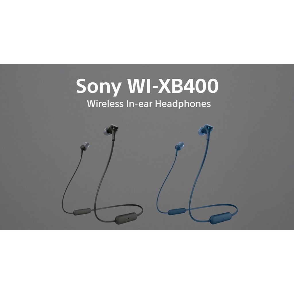 [Mã 267ELSALE hoàn 7% đơn 300K] Tai Nghe Bluetooth Sony WI-XB400 - Chính Hãng