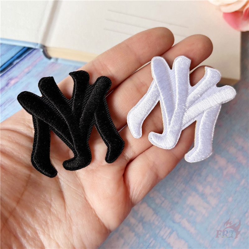 ☸ Sticker Ủi Thêu Hình Logo Thời Trang ☸ 1 Cái Tự May Thêu Trên Sắt Trên Huy Hiệu Miếng Vá