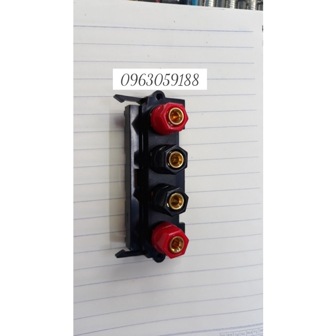 Cầu đấu loa dài 4 lỗ đồng