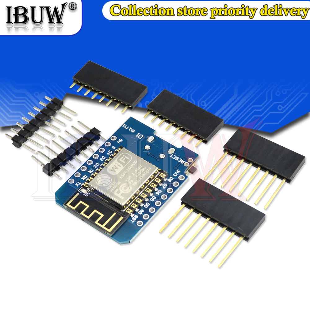 1 Bảng Mạch Phát Triển WiFi D1 Mini ESP8266 ESP-12F ESP12 3.3V ESP-8266EX 11 Pin Cho Arduino