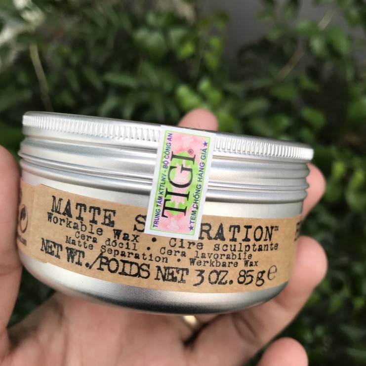 Sáp tạo kiểu tóc nam cứng Tigi Bed Head Matte Separation Wax 85g