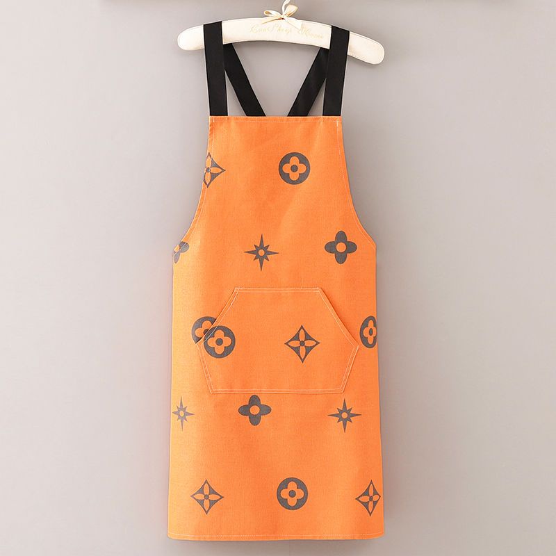 Tạp Dề Bằng Vải Canvas Thoáng Khí Chống Nước Chống Mòn Thời Trang Hàn Quốc