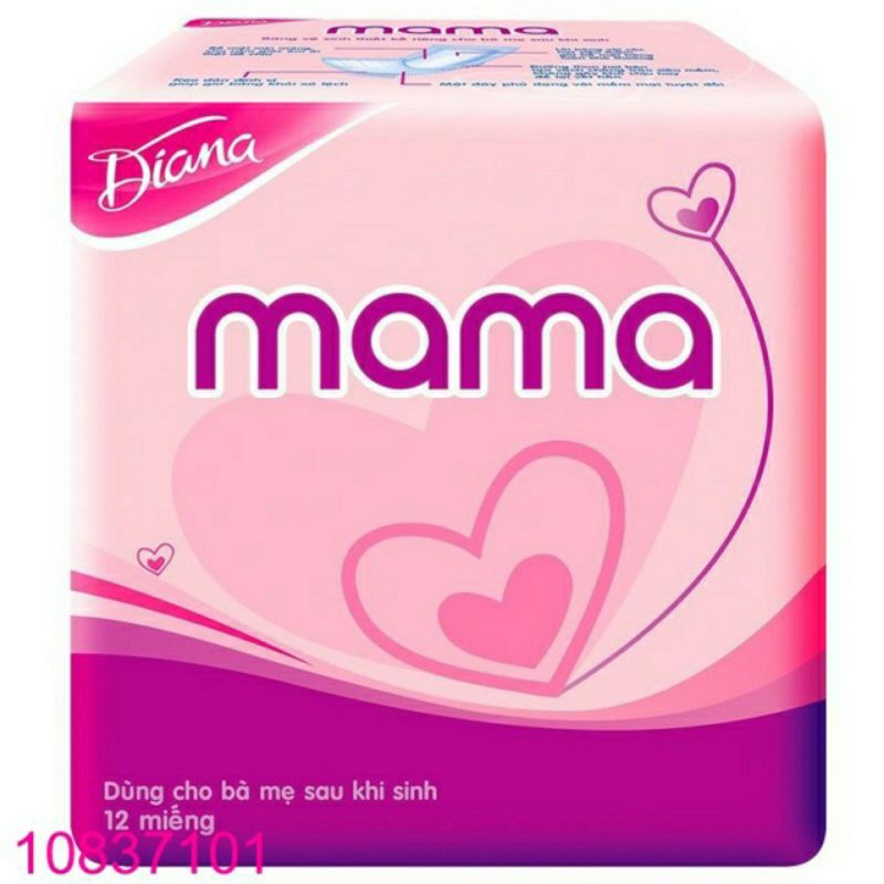 Băng vệ sinh dianna mama - 12 miếng