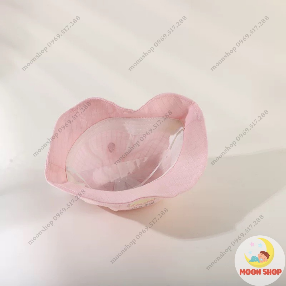 Mũ Bé Gái Hình Chú Mèo Đáng Yêu Cho Bé Từ 3 - 12 Tháng Tuổi Vòng Đầu 46 - 48 Cm