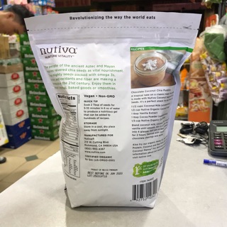 [DATE 2027] Hạt Chia NUTIVA 907g - Đóng Gói VN