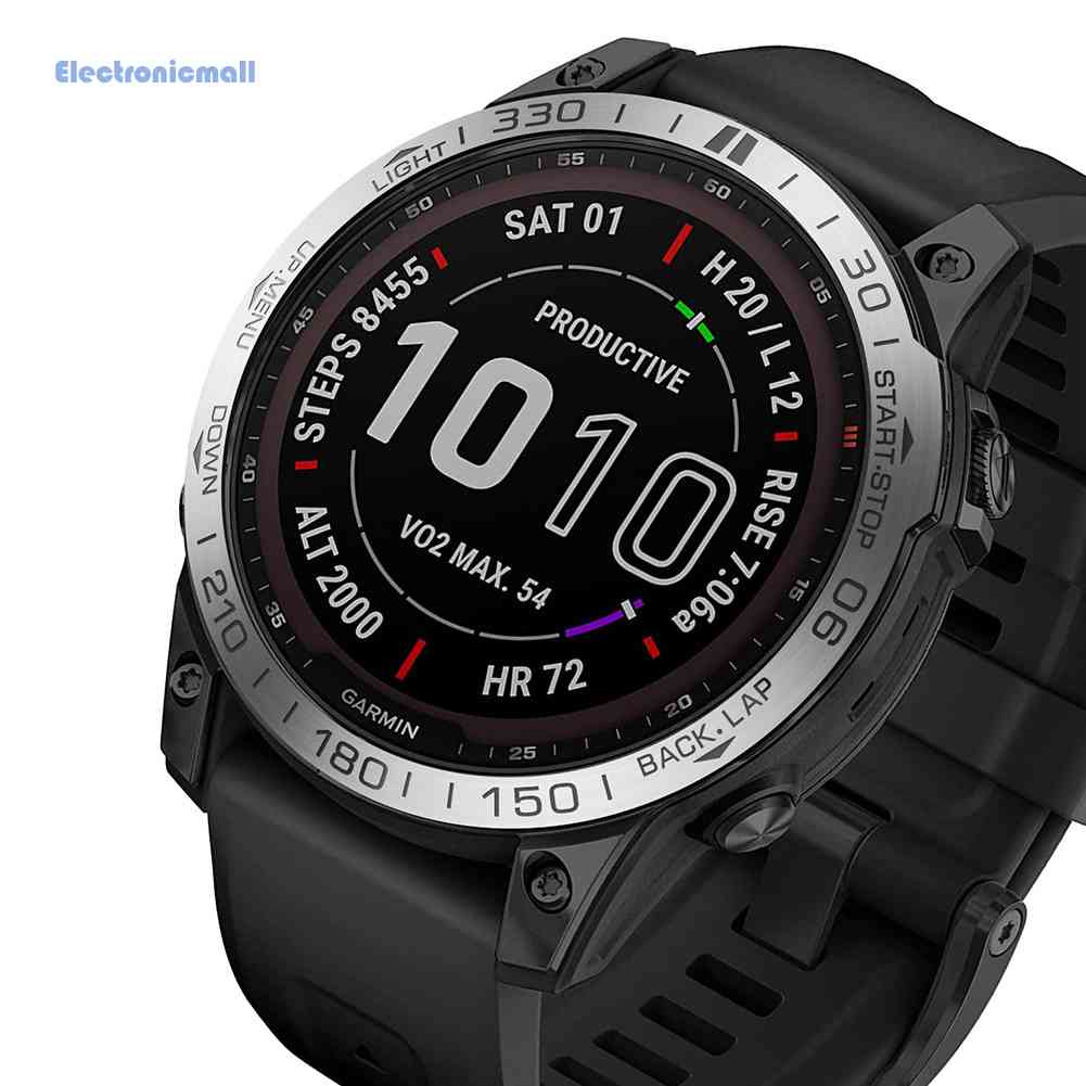 Viền Bảo Vệ Bằng Thép Không Gỉ Cho Garmin Fenix 7 / 7S Mall01.vn