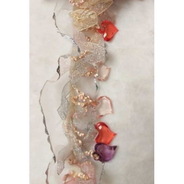 Von nhún bèo trang trí ,size 4cm (1m/10k)
