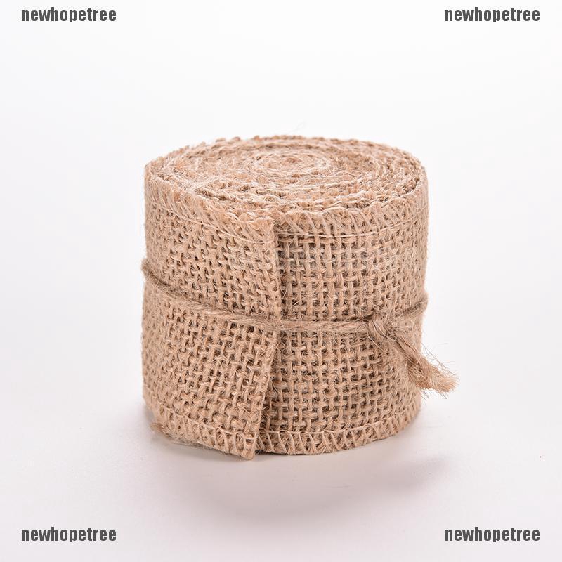 Cuộn dây ruy băng vải bố tự nhiên dùng trang trí