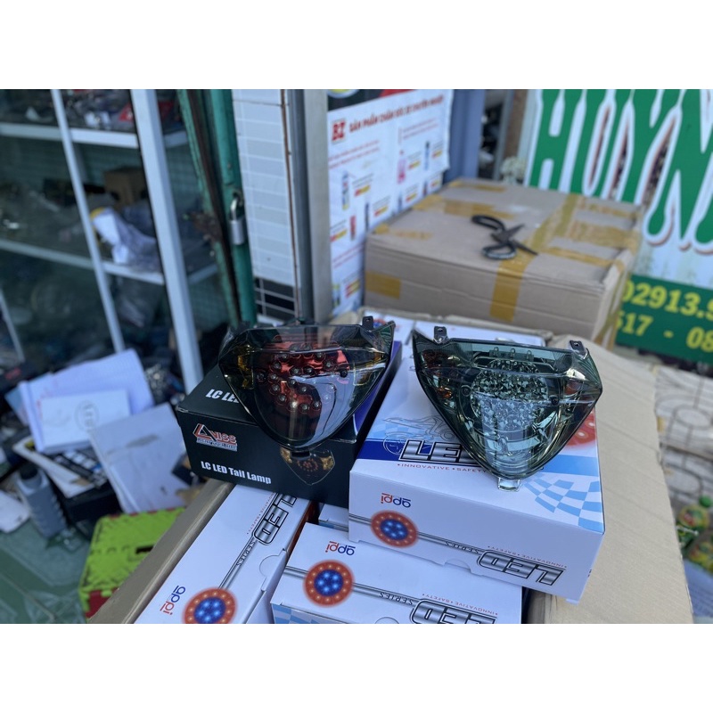 Đèn lái Appi led Exciter 135 4S Malaysia màu Khói