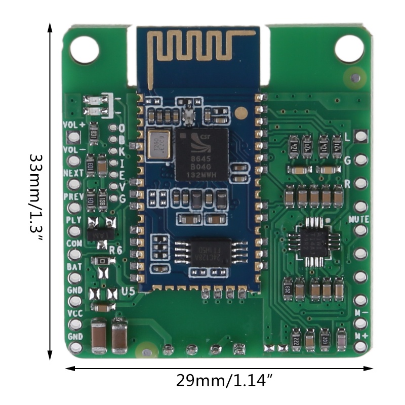 Bảng Mạch Khuếch Đại Âm Thanh Bluetooth 4 0 CSR8645 Aptx-X Hifi Chuyên Dụng Cho Xe Hơi