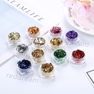 Set 12 Khuôn Giấy Foil Màu Vàng / Bạc Làm Đồ Trang Sức Thủ Công
