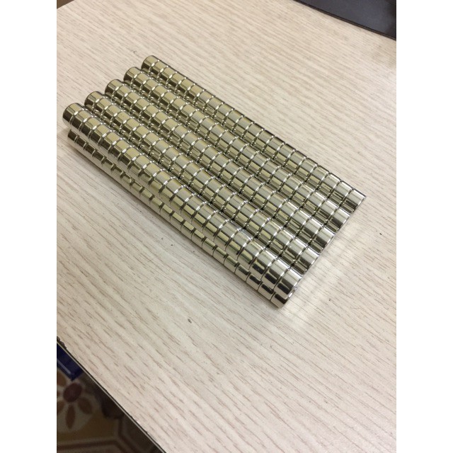 Combo 10 viên nam châm đất hiếm 10x4mm, loại nam châm trắng lựu hút mạnh