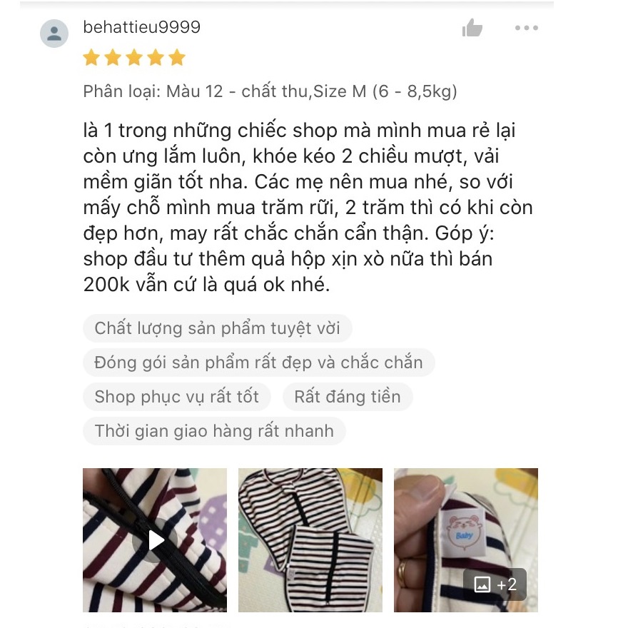 Nhộng chũn cho bé ngủ ngoan [COTTON MỀM MÁT] co giãn đàn hồi cực tốt