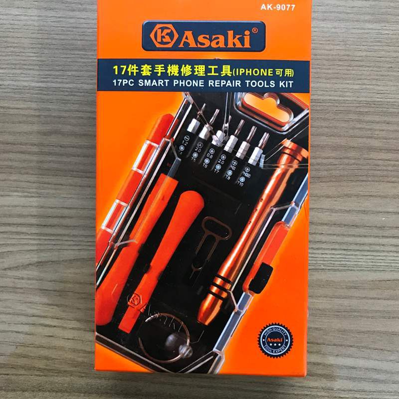 Bộ tô vít sửa chữa điện thoại Asaki AK-9077 hàng đẹp