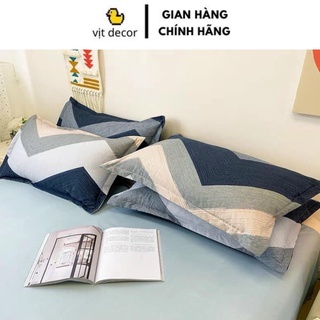 Vỏ gối nằm gấu nâu cotton poly , áo gối cotton poly