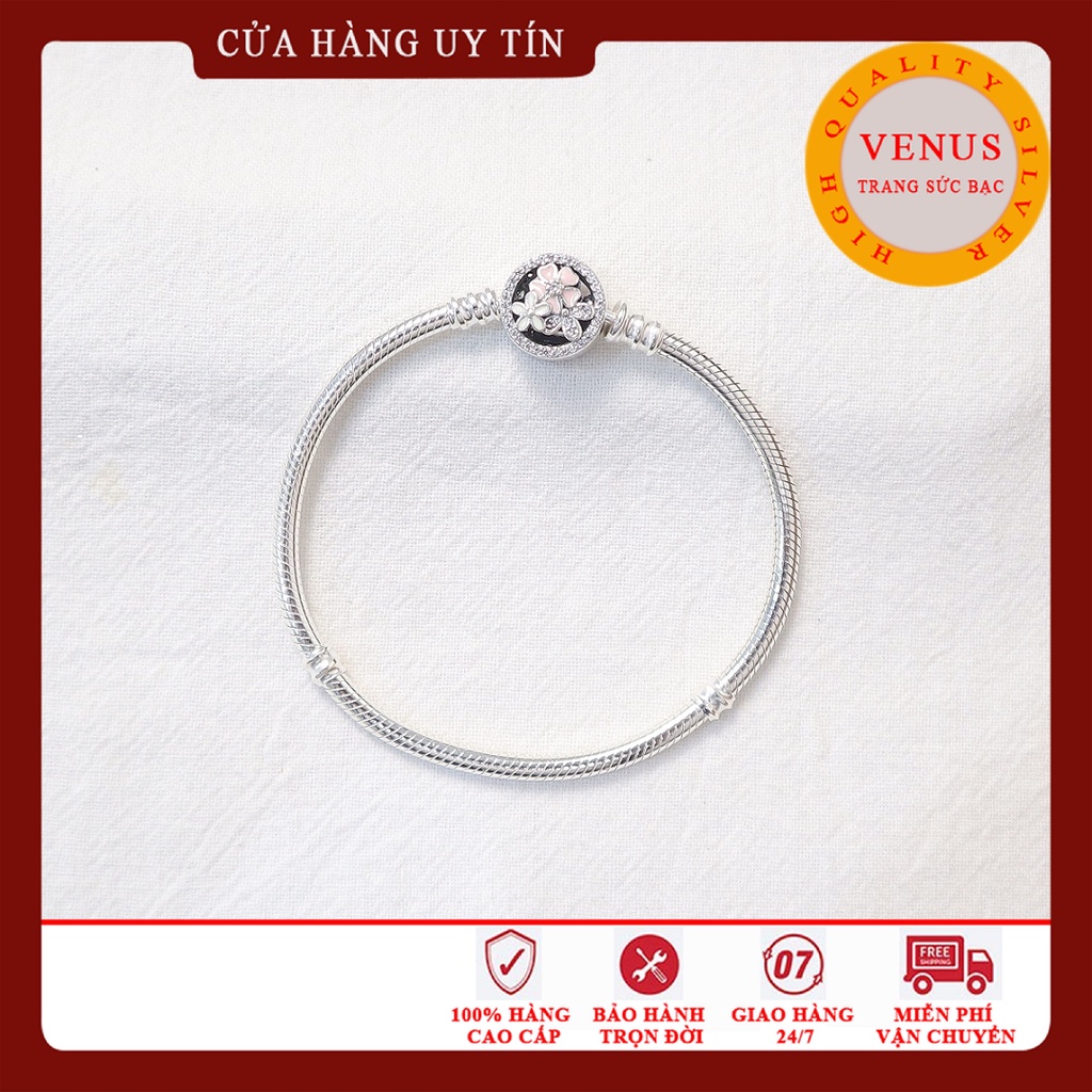 [Hàng cao cấp] Vòng charm khóa hoa- Mã sản phẩm VENUSV12