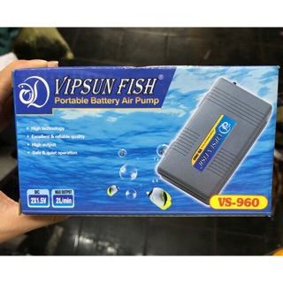 Máy sủi oxy VIPVS - 960 sử dụng pin ( Tặng kèm dây oxi và viên sủi oxi )
