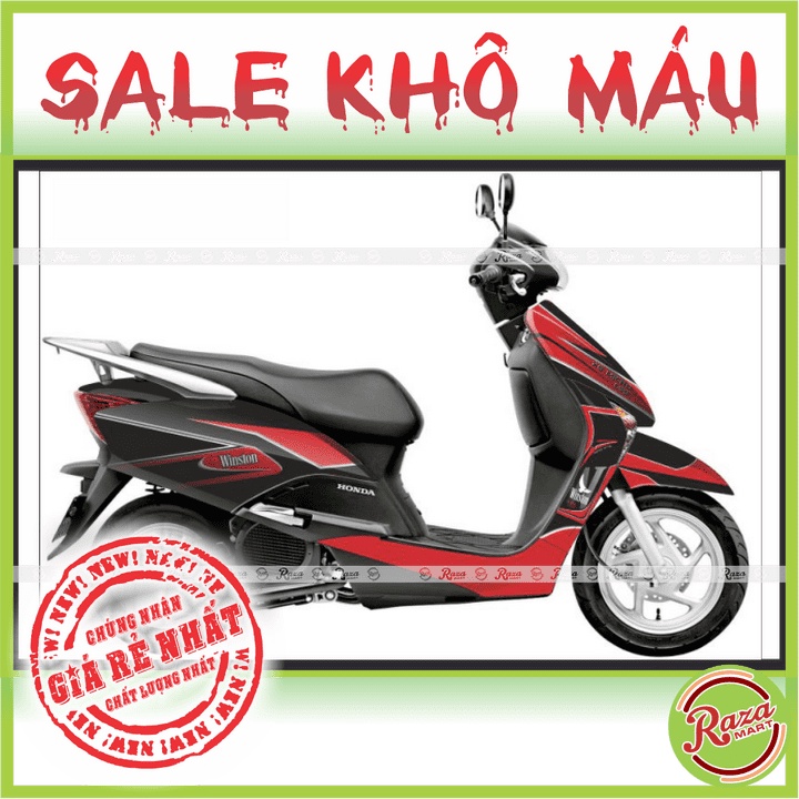 | SALE KHÔ MÁU | Tem trùm xe Lead - Decal PVC 5 Lớp Cao Cấp - Chống Thấm, Chống Phai Màu - Mã số: LEA 6