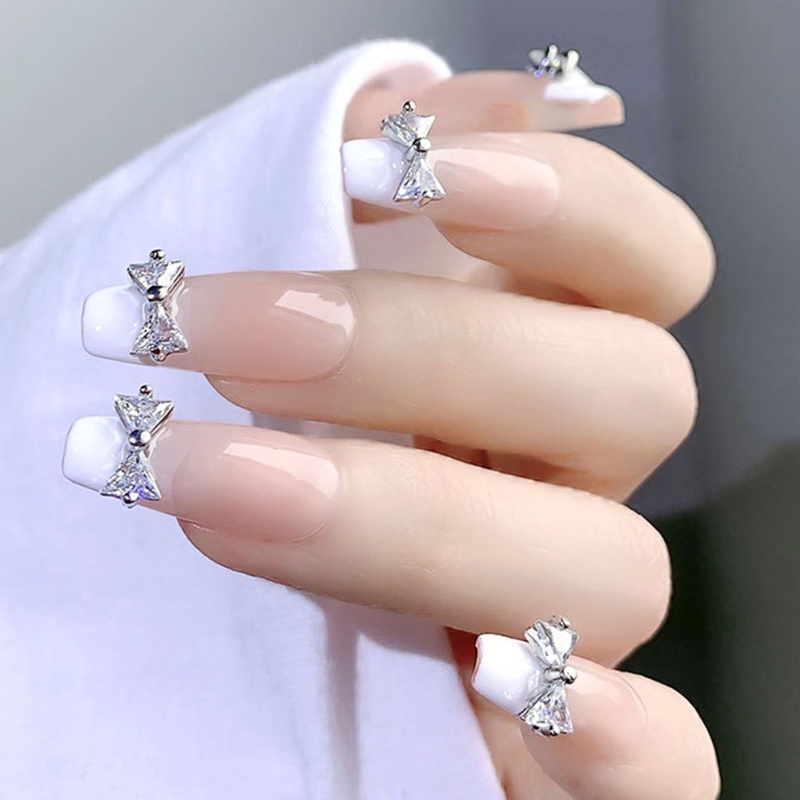 Hộp Phụ Kiện Nơ 3D Đính Trang Trí Móng Tay Nghệ Thuật