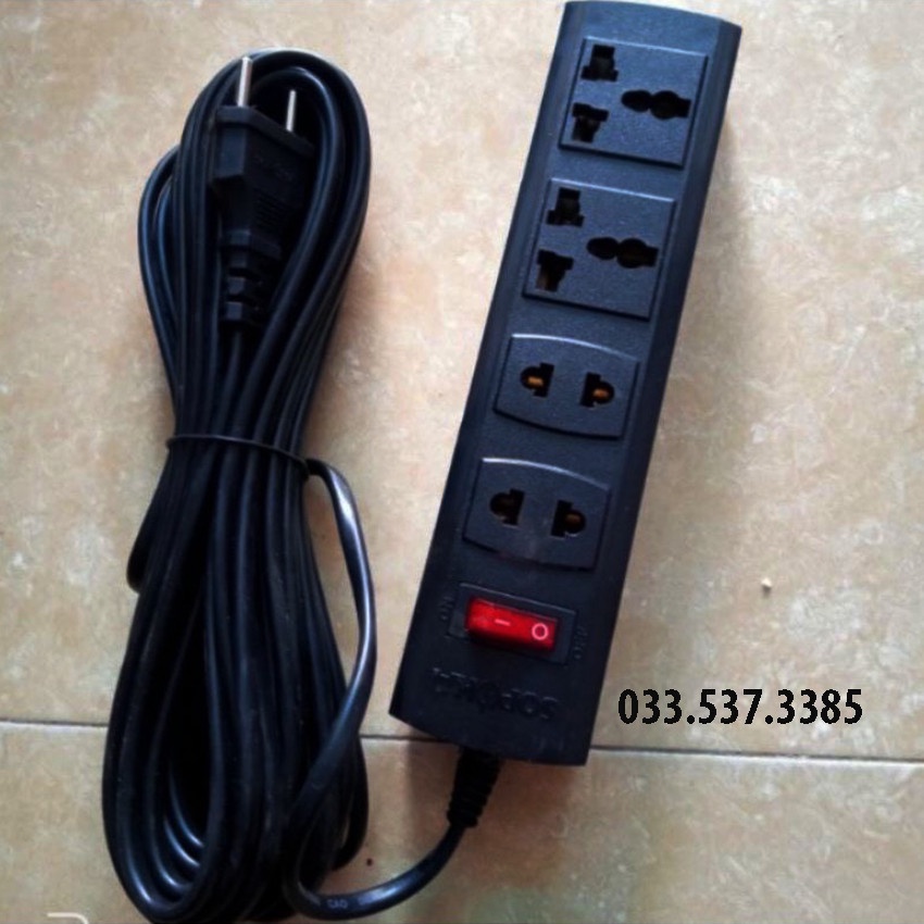 Ổ điện 4 lỗ, ổ cắm điện HINOKI siêu bền đẹp
