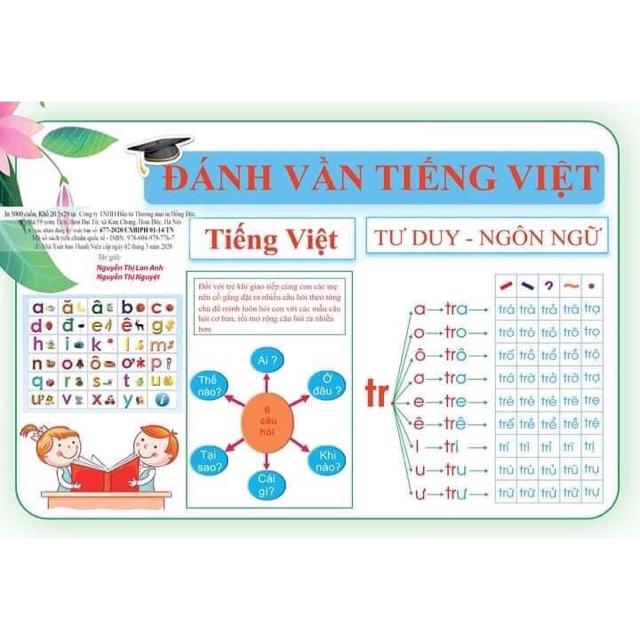 Vở đánh vần - tư duy ngôn ngữ cho bé 5-6 tuổi