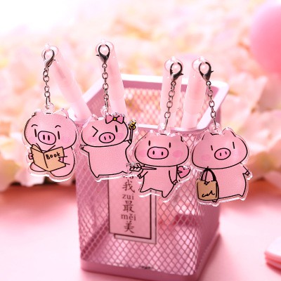 Bút treo heo hồng bút lợn treo BT19 bút cute bút dễ thương