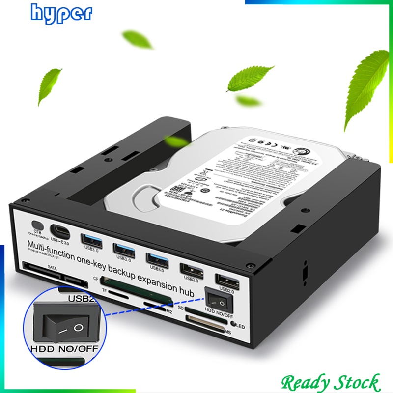 Hard Drive Enclosure Storage for 2.5 or 3.5 inch HDD Computer Optical Drive