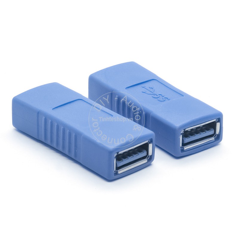 Đầu nối USB 3.0 2 đầu cái - USB 3.0 AF sang USB AF - Khẩu nối cáp USB 3.0 female 1 chiếc