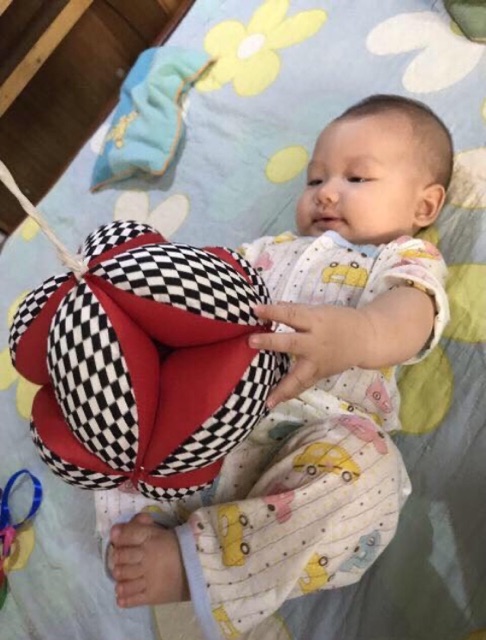 Bóng vải montessori/ Bóng múi luyện chân cho bé/ đồ chơi trẻ sơ sinh