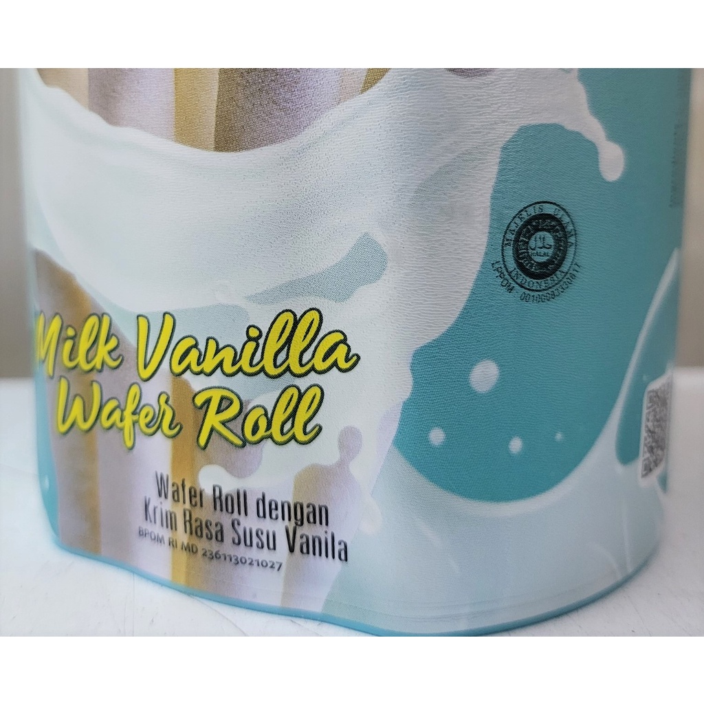 [Hộp XANH 250g] BÁNH QUẾ VANI SỮA Majorico [Indonesia] KOKOLA Milk Vanilla Wafer Roll (halal)