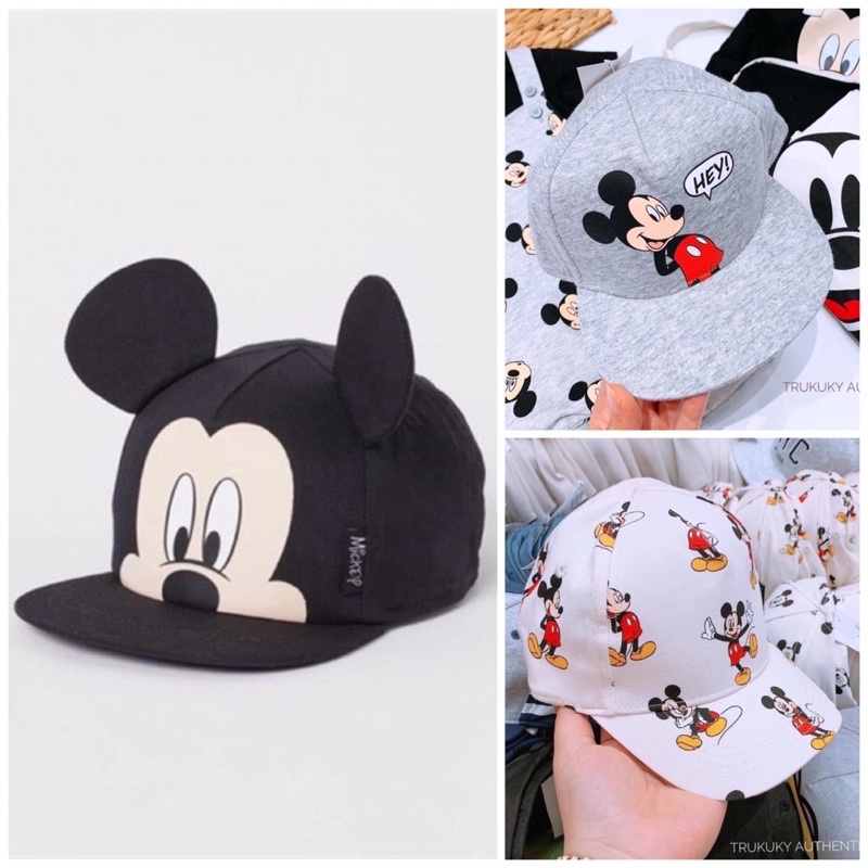 Mũ lưỡi trai mickey bé trai chính hãng UK