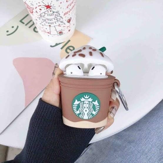 Vỏ bảo vệ hộp đựng tai nghe AirPods 1 & 2 Generation 3D - 12 - Starbucks Frappuccino 3D - Frappuccino