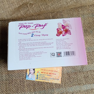 Bông Tẩy Trang Pop Puf 100 Miếng