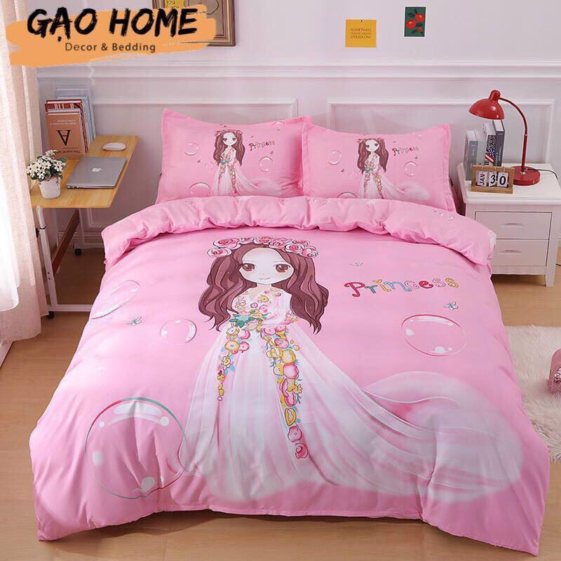 BỘ VỎ CHĂN GA VỎ GỐI COTTON TINA HÀNG NHẬP LOẠI 1( được chọn mẫu)