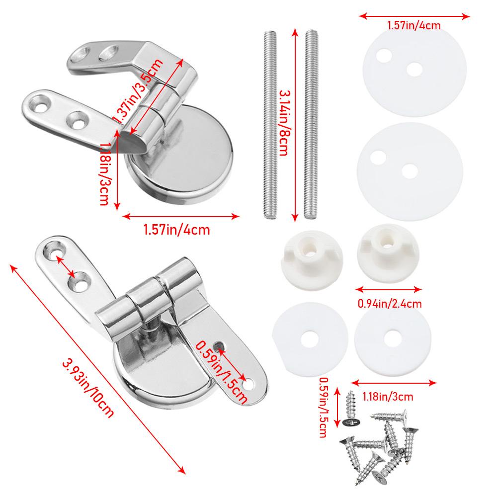 Bản Lề Toilet Bằng Chrome Chất Lượng Cao