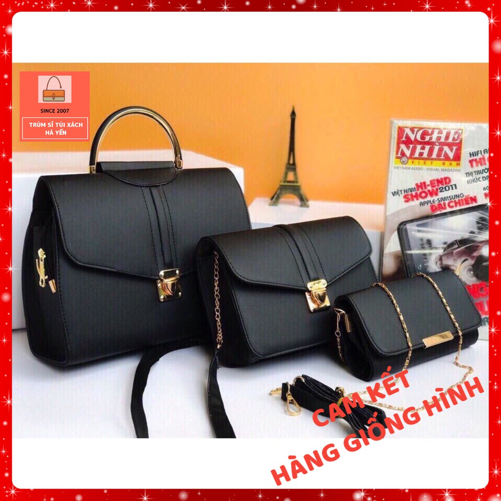 COMBO BỘ 3 TÚI XÁCH NỮ GIÁ RẺ ĐẸP TỐT GANBAM | BigBuy360 - bigbuy360.vn