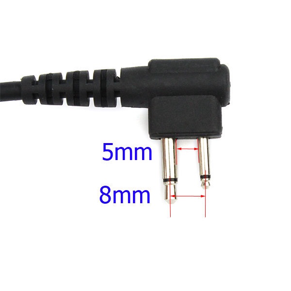 Micro PTT Điều Khiển Từ Xa PMMN4013A 2 Pin PTT Cho Motorola Radio A8 EP450 DEP450 GP3188/3688