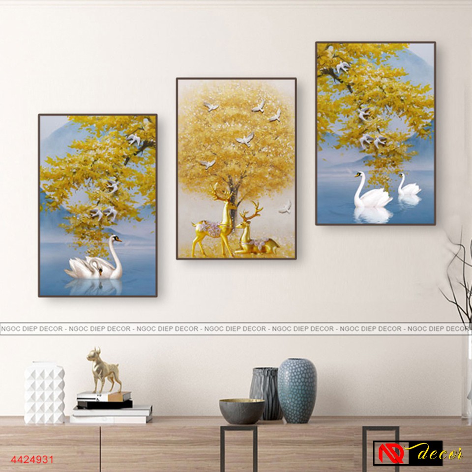 🌸Tranh Treo Tường 3D Trang Trí Decor Phòng Khách,Phòng Ngủ Hiện Đại,Phong Cách Mới,Thương Hiệu Đại Long Sài Gòn