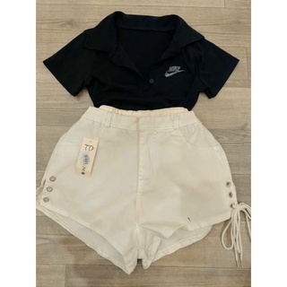 Quần Short Kaki Đan Dây