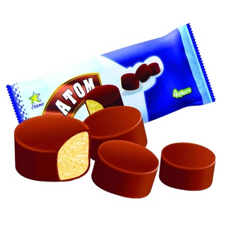 Combo 10 cây kem atom vani bọc socola thái lan 60g